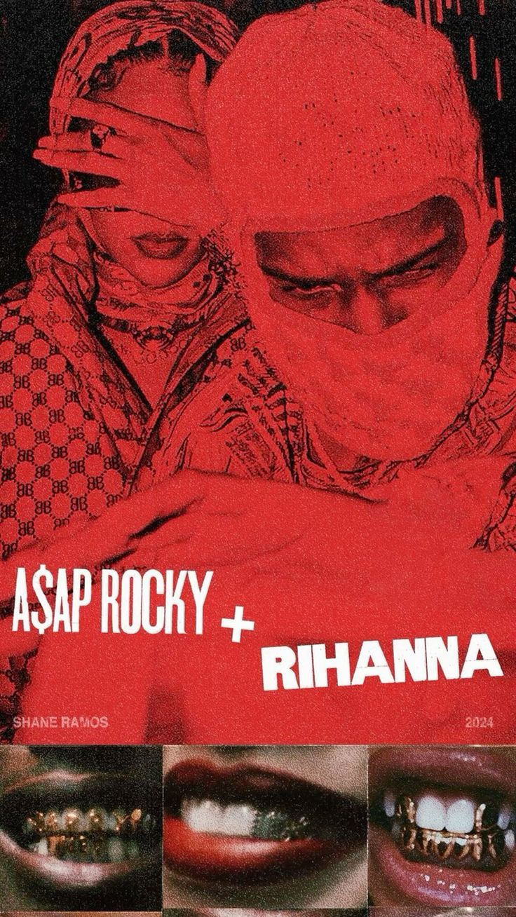 736x1308 ASAP Rocky X Rihanna HD 4K Wallpaper
