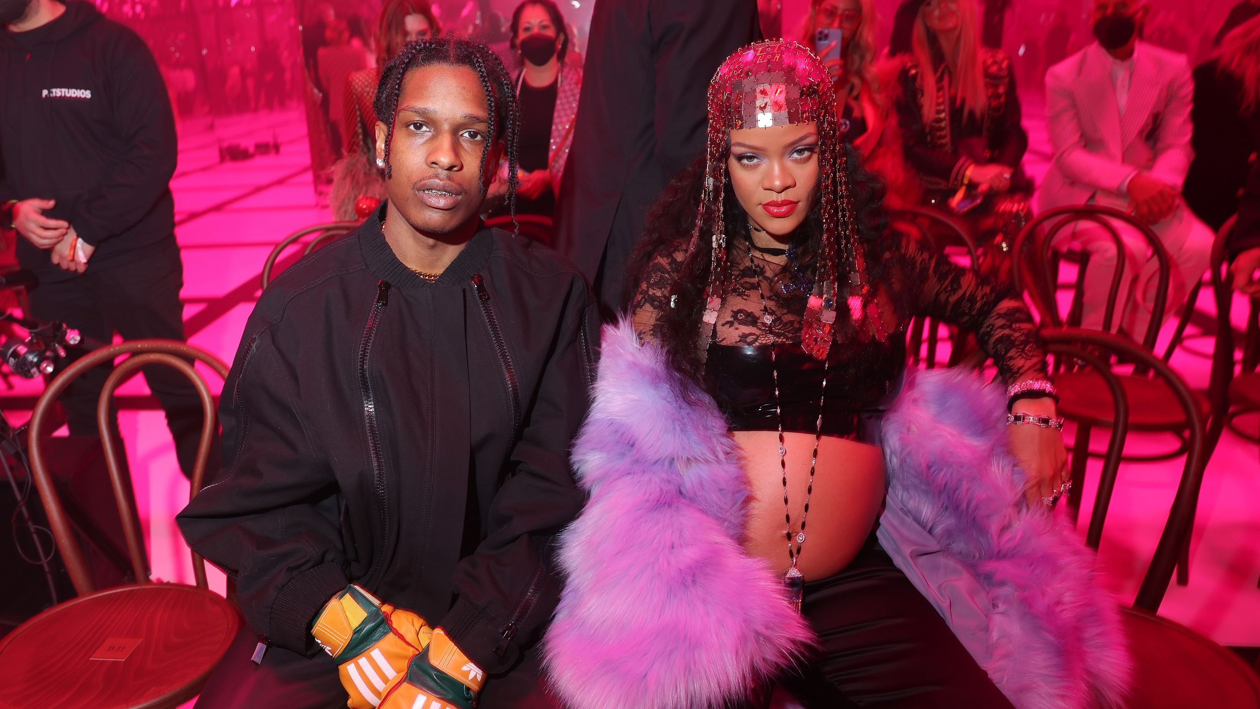 2560x1440 Rihanna and A$AP Rocky Keep Teasing Marriage Rumors In New Video