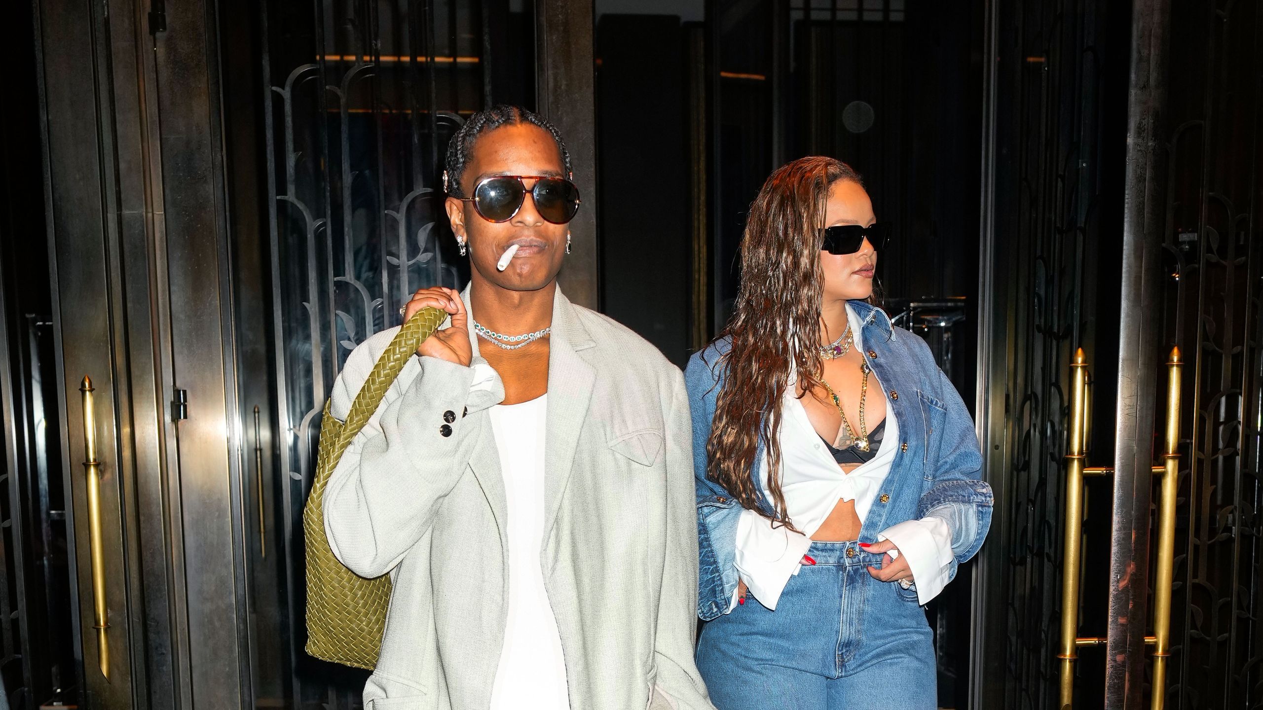 2560x1440 A$AP Rocky and Rihanna Had Another Big, Vibey Date Night