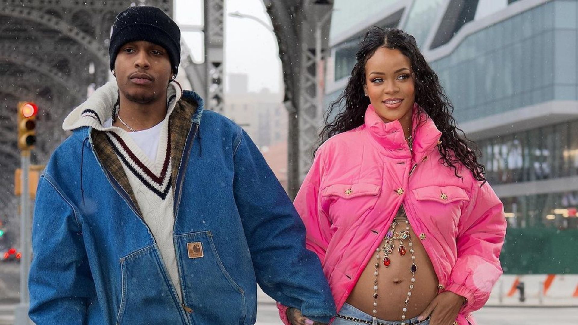 1920x1080 Rihanna and A$AP Rocky Just Shared the First Photo of Baby Riot and RZA Together Middle East
