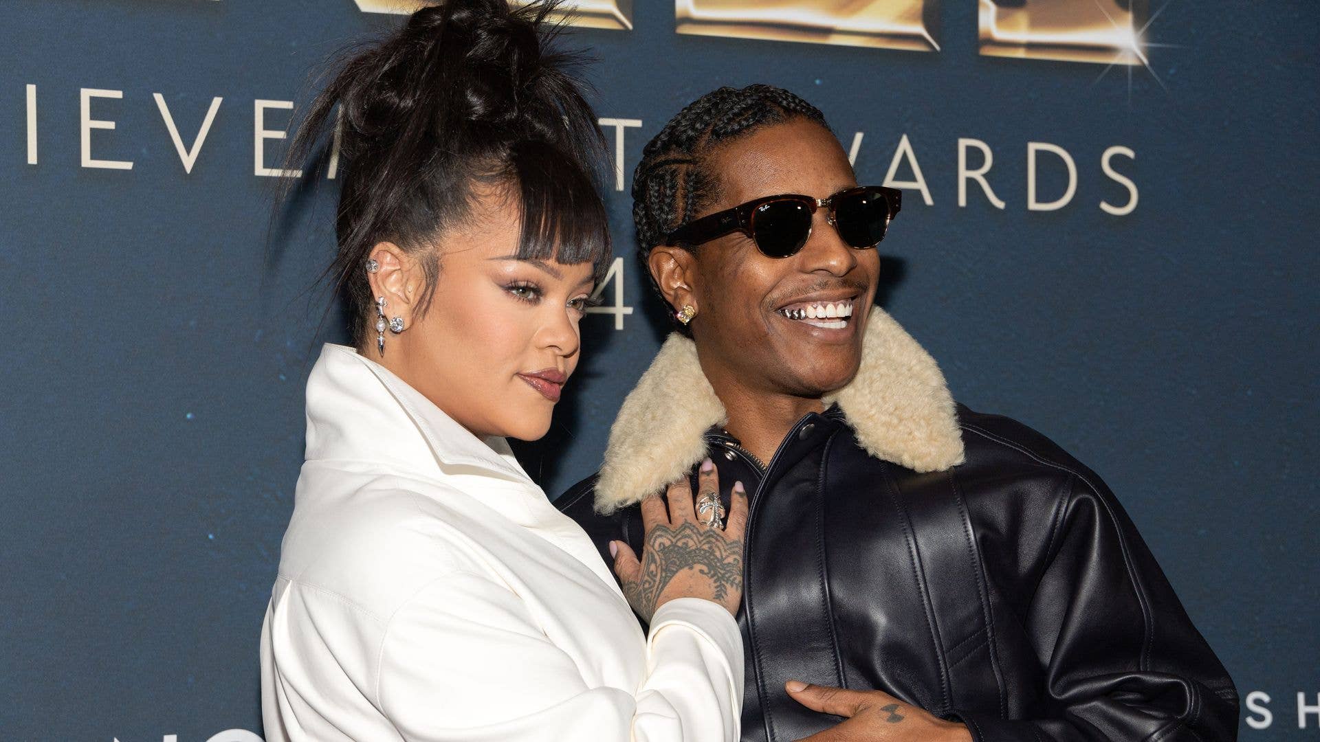 1920x1080 Rihanna and Rocky ASAP can't keep their hands off each other in glam outing away from their kids