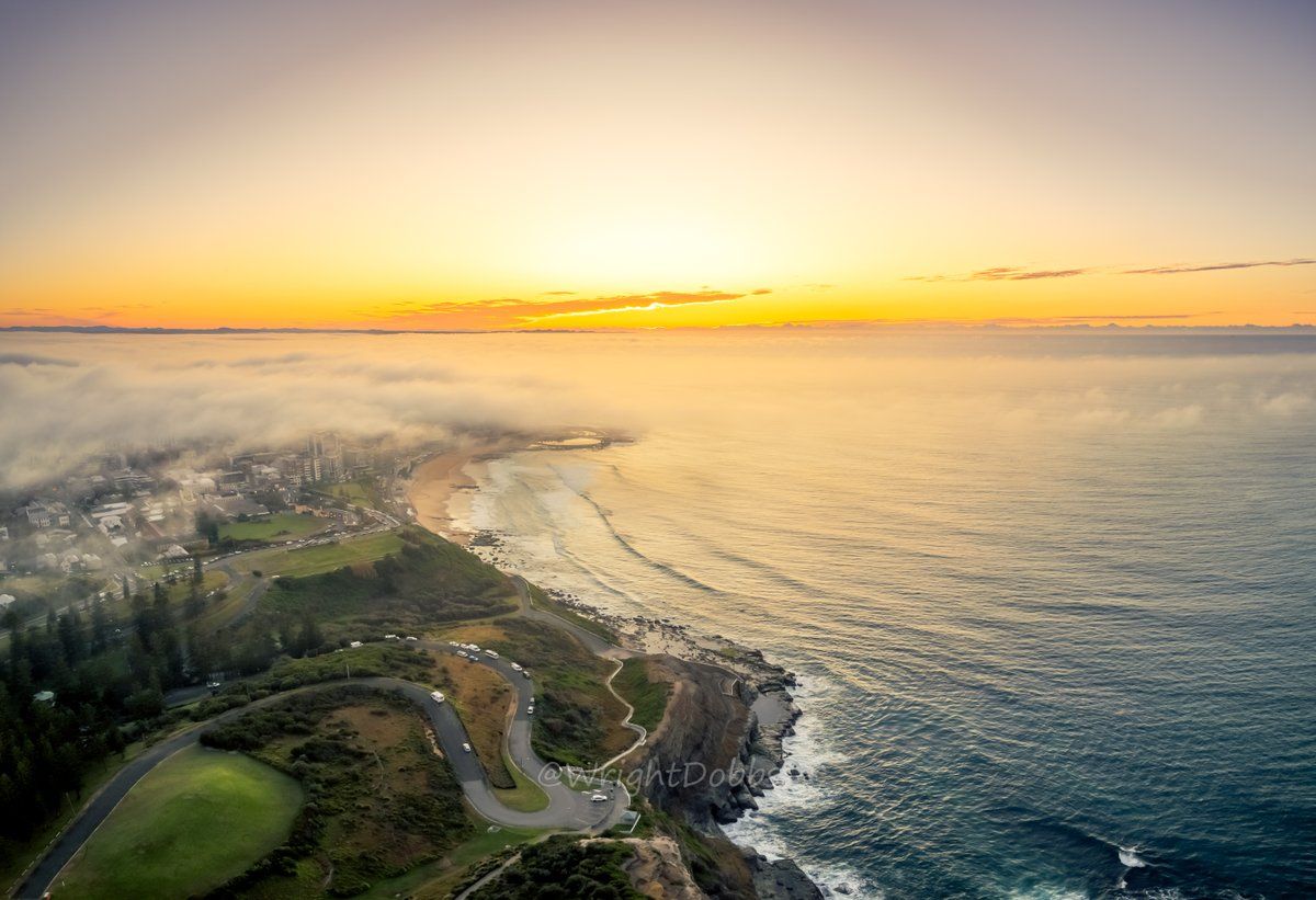 1200x821 Sunrise in Newcastle this morning