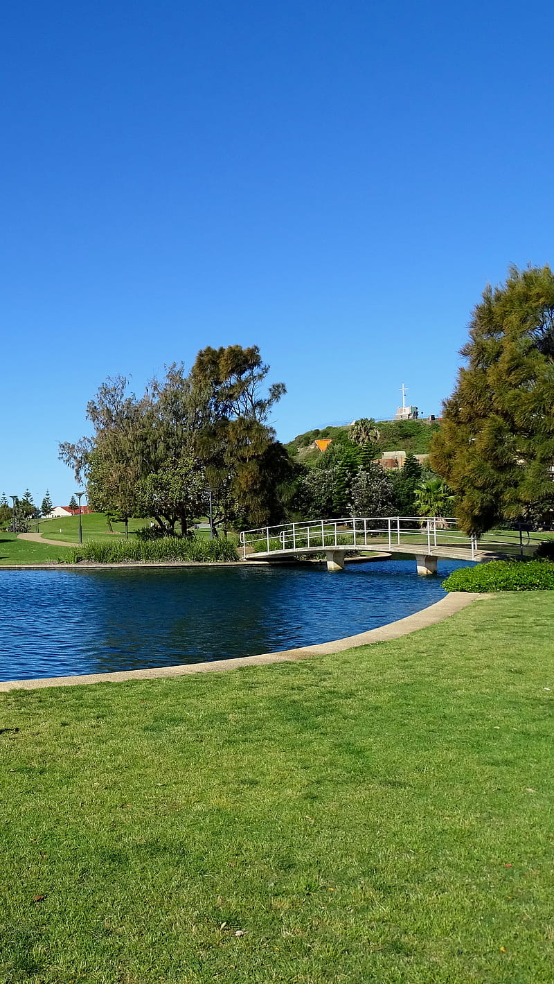 800x1420 Lake, australia, blue, nature, newcastle, sky, summer, sun, HD phone wallpaper