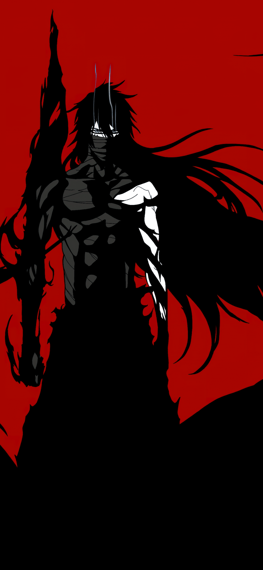 1080x2340 Ichigo Kurosaki Wallpaper 4K, Bleach, 5K, Red background