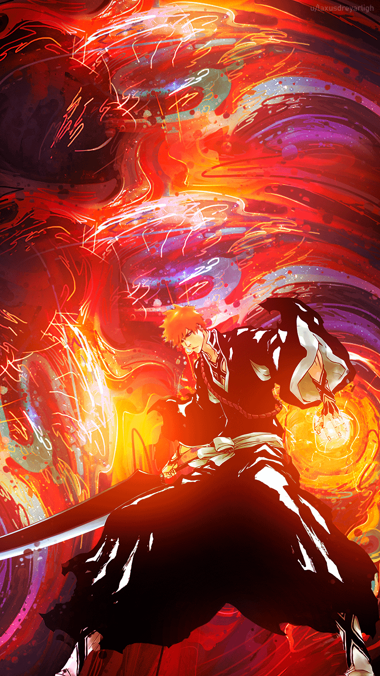 750x1335 I made a Ichigo Wallpaper for Mobile