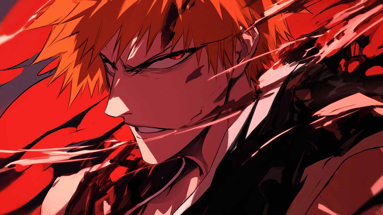 1536x864 Free Bleach Ichigo Kurosaki Hollow Power Desktop Wallpaper