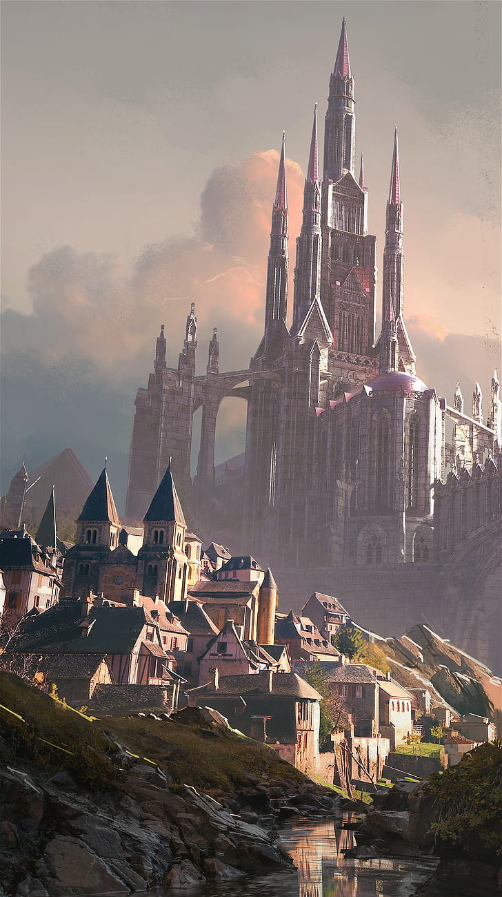 728x1299 Medieval castles 1080P, 2K, 4K, 5K HD wallpaper free download