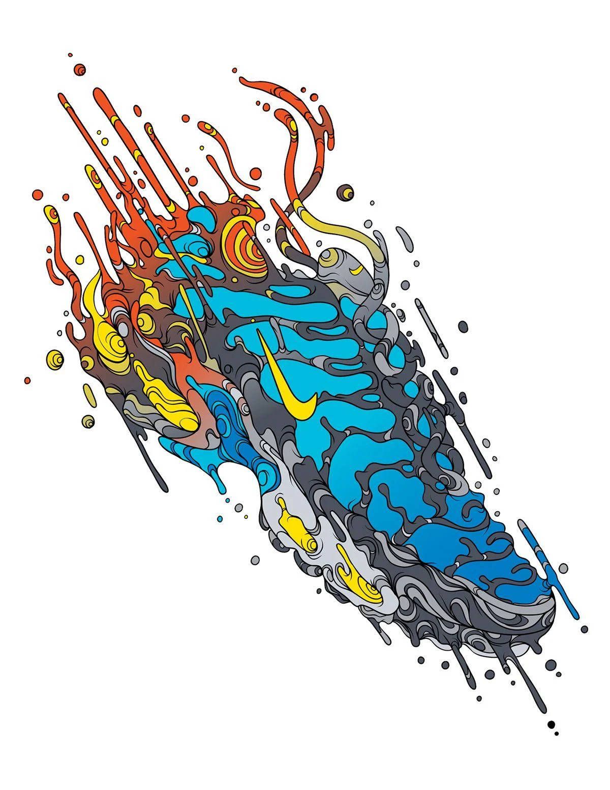 1200x1553 Drippy Wallpaper Nike Wallpaper App Download Cool Drip Nike Sneakers Wallpaper