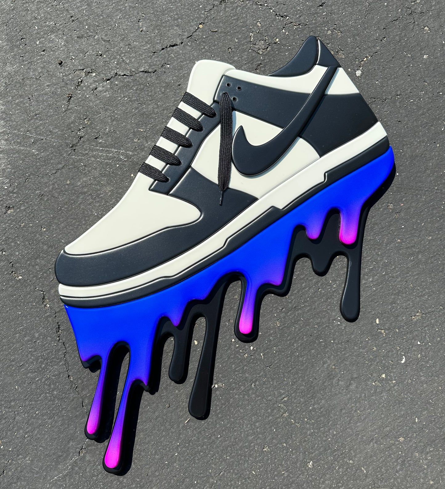 1445x1588 Nike Panda Dunks Drippy Wall Art