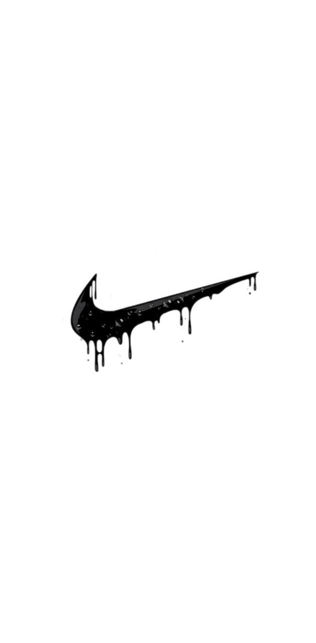 630x1280 Nike black and white wallpaper