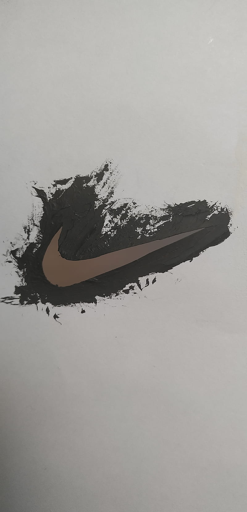 800x1654 Nike Painted, nike, nike paint, paint, HD phone wallpaper