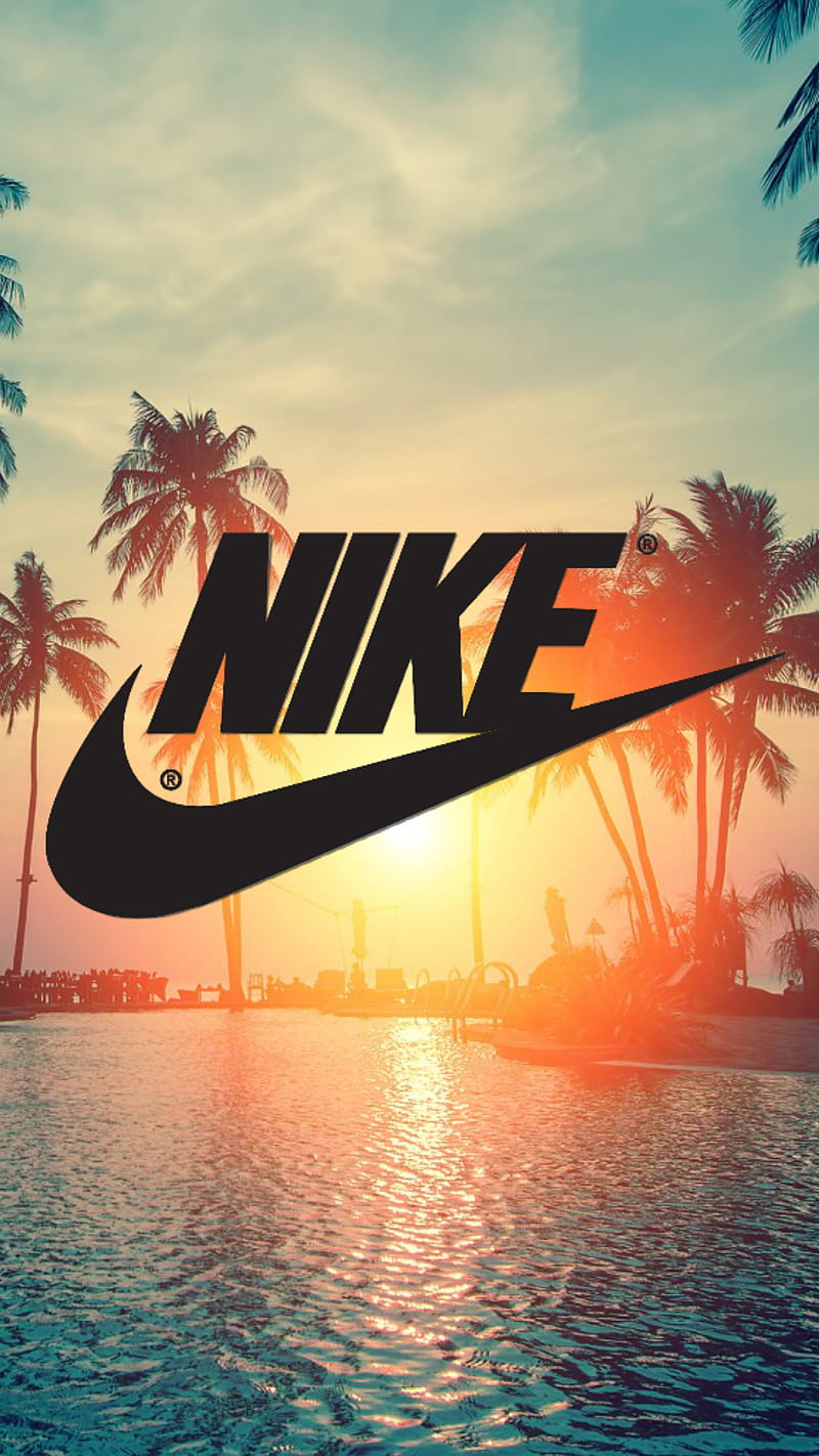 800x1422 HD sunset nike wallpaper