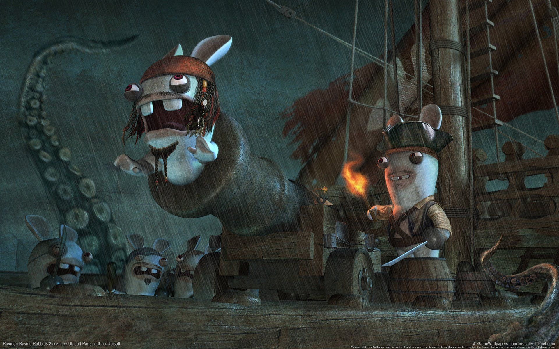 1920x1200 Rayman Raving Rabbids: Pirate Adventure HD Wallpaperx1200
