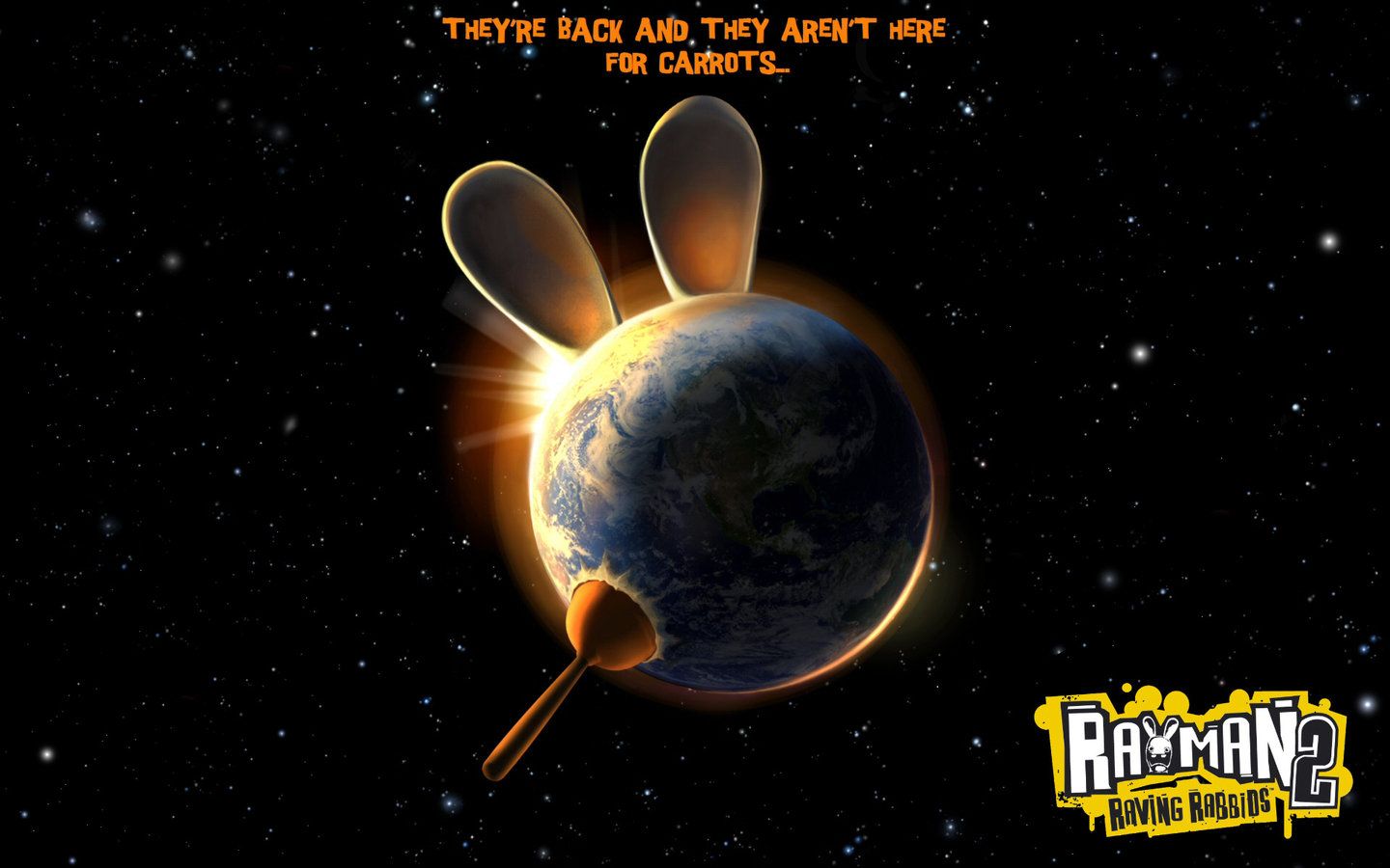 1440x900 Wallpaper: Rayman Raving Rabbids 2 (2 of 2)
