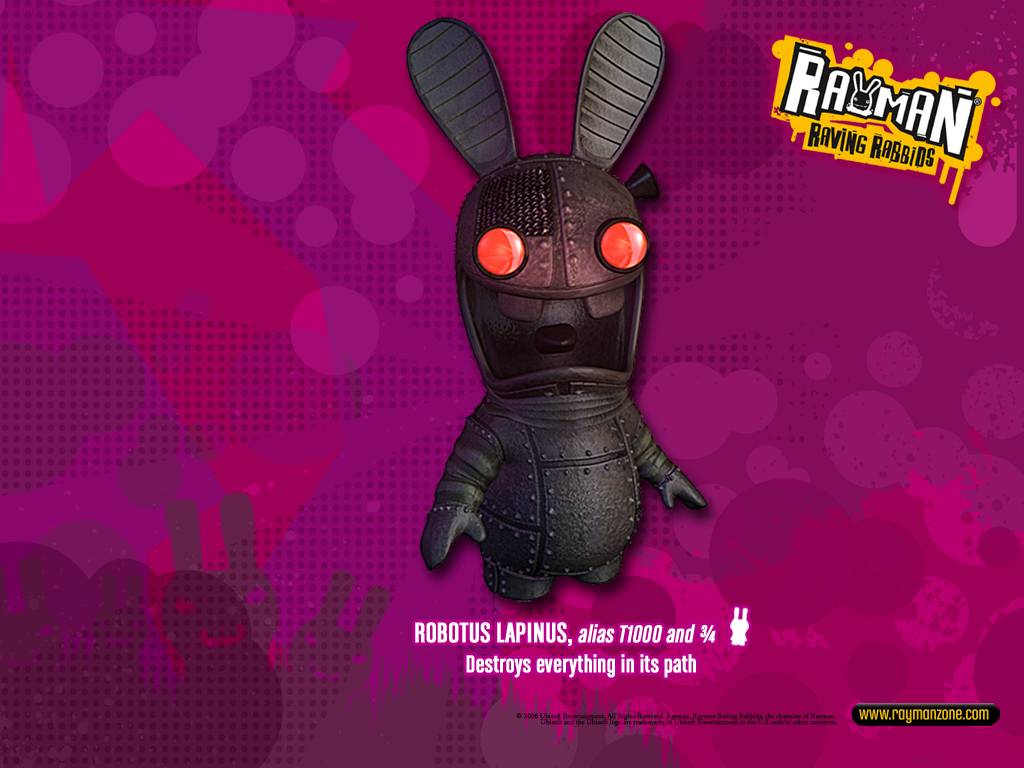 1024x768 Retro Blog TV: RAYMAN RAVING RABBIDS VIDEOGAME WALLPAPERS