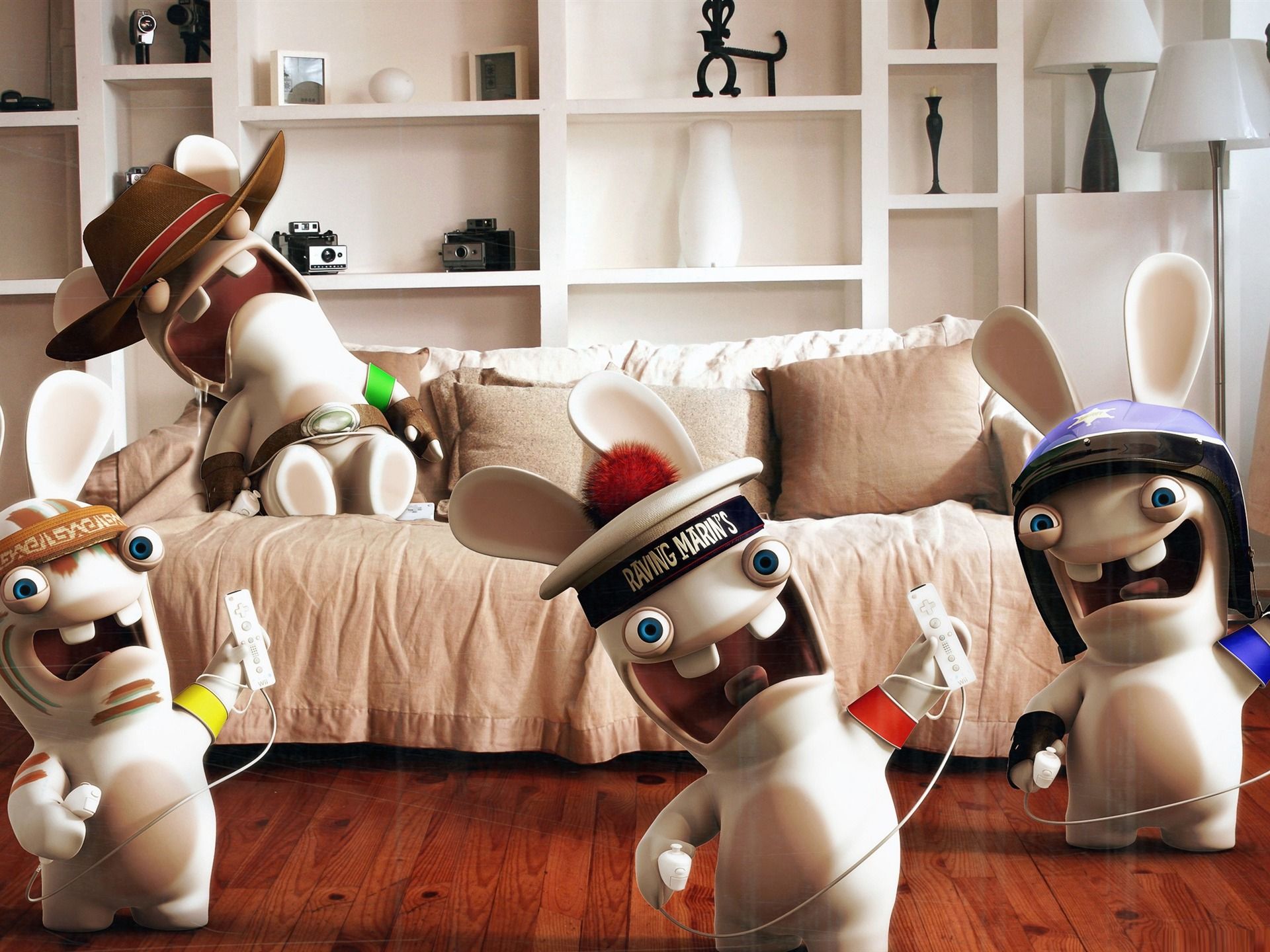 1920x1440 Rayman Raving Rabbids Game Funny Cute Funny Design Desktop Picture