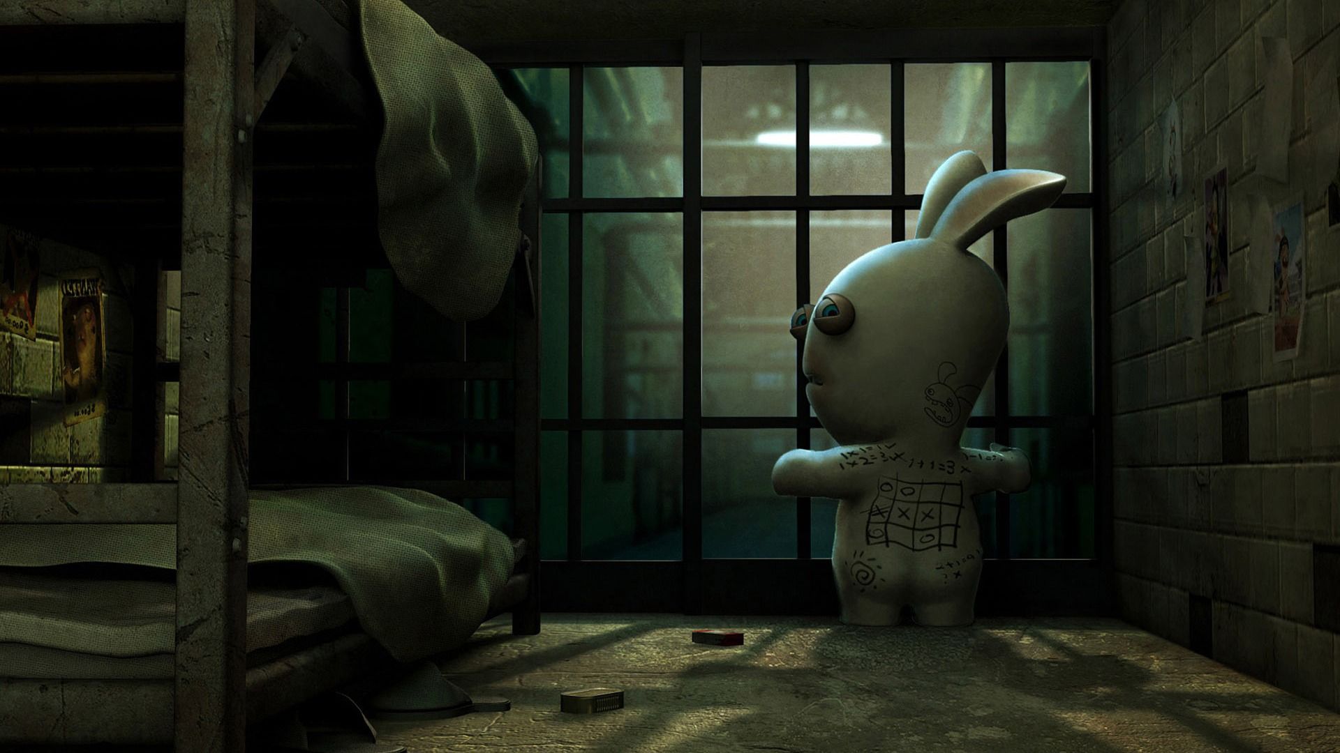 1920x1080 Rayman Raving Rabbids Game Cute Funny Design Desktop Picture