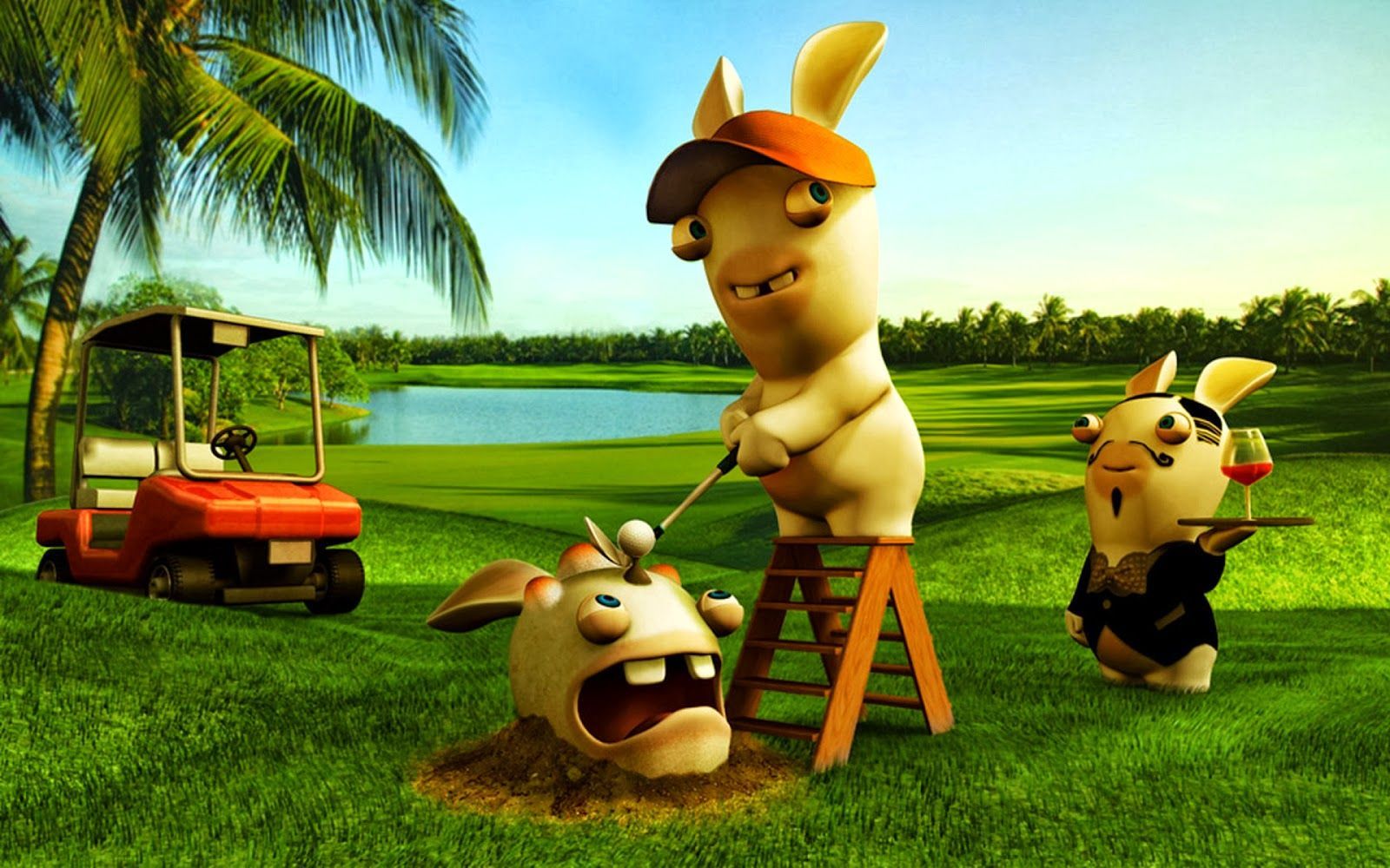 1600x1000 Rayman Raving Rabbits ideas. rayman raving rabbids, funny games, funny wallpaper