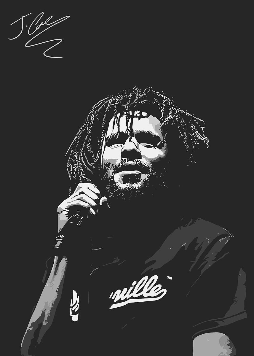 857x1200 J Cole Portrait