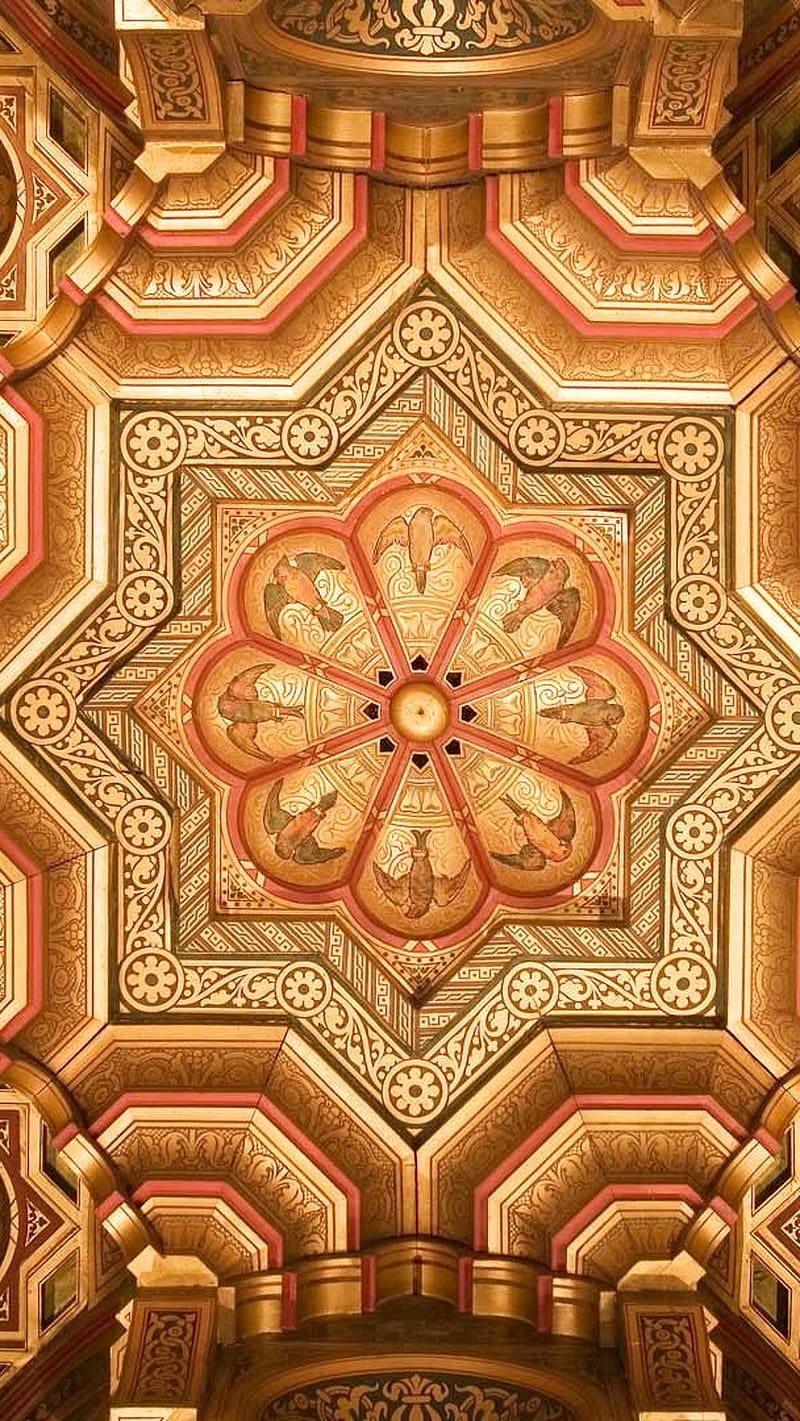 800x1421 Arabic Design, islamic, pattern, HD phone wallpaper