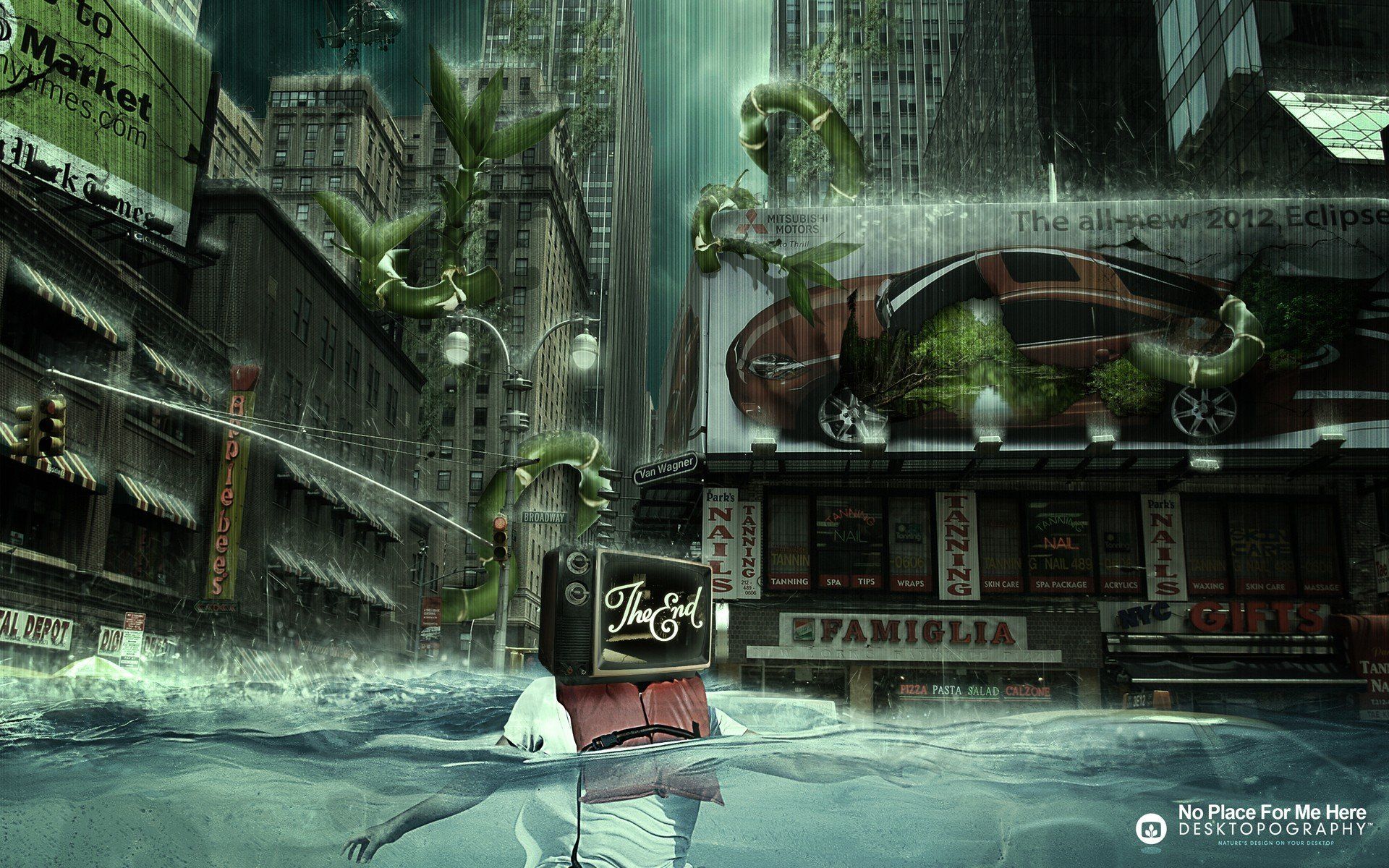 1920x1200 apocalyptic, City Wallpaper HD / Desktop and Mobile Background