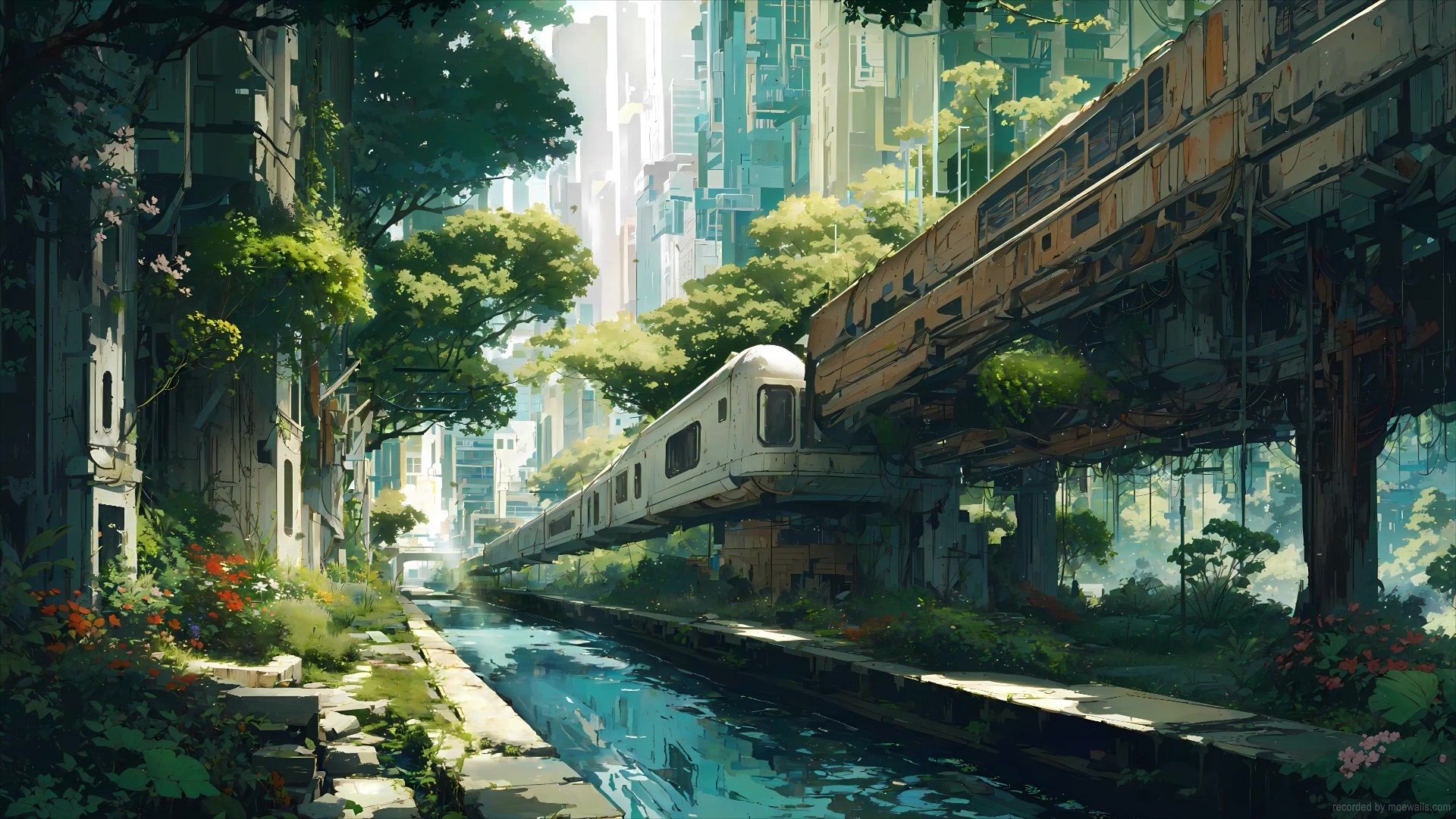 1920x1080 Abandoned Dystopian City Live Wallpaper