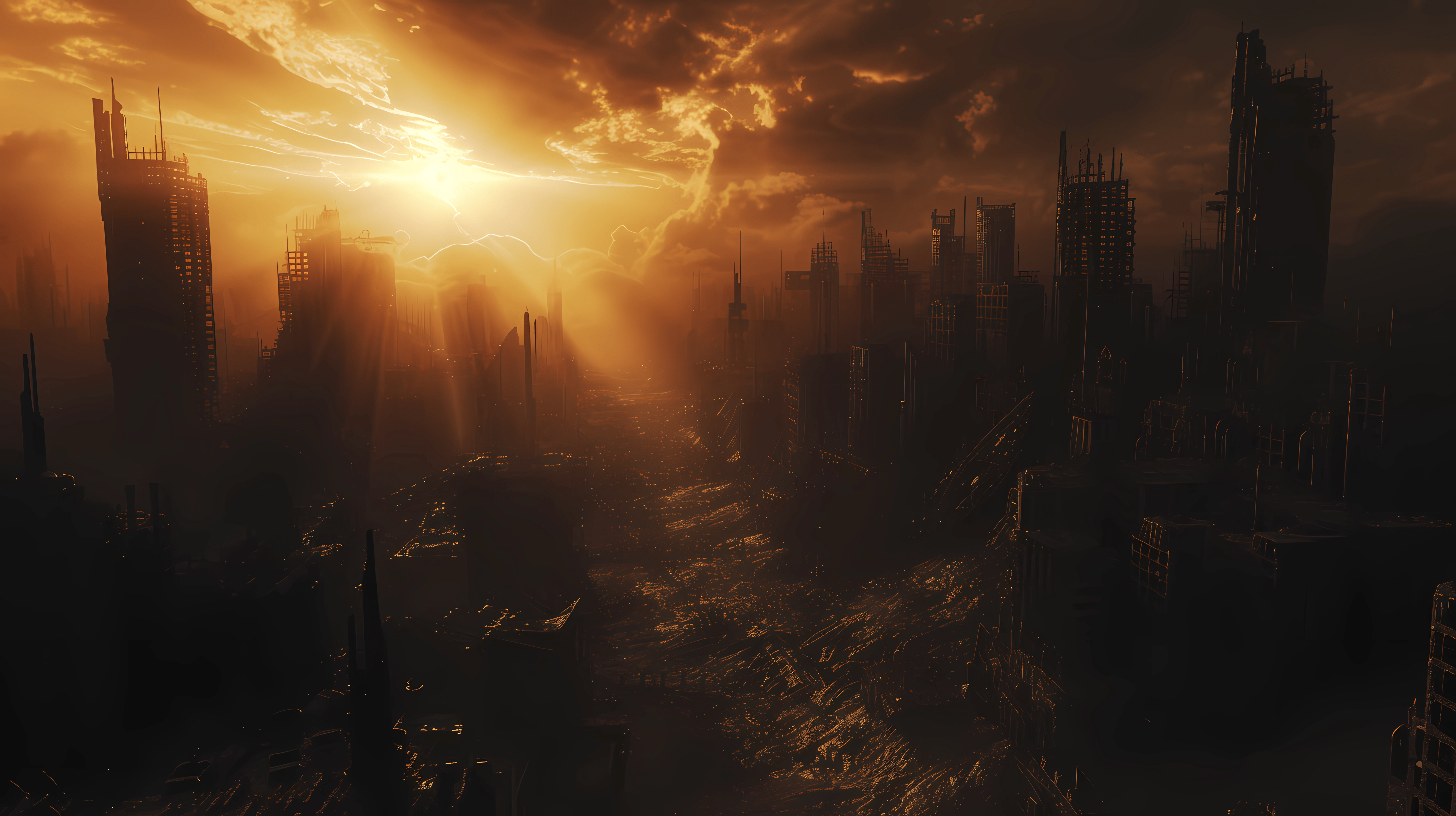 5824x3264 Dystopian Wallpaper and Background: Free HD Download