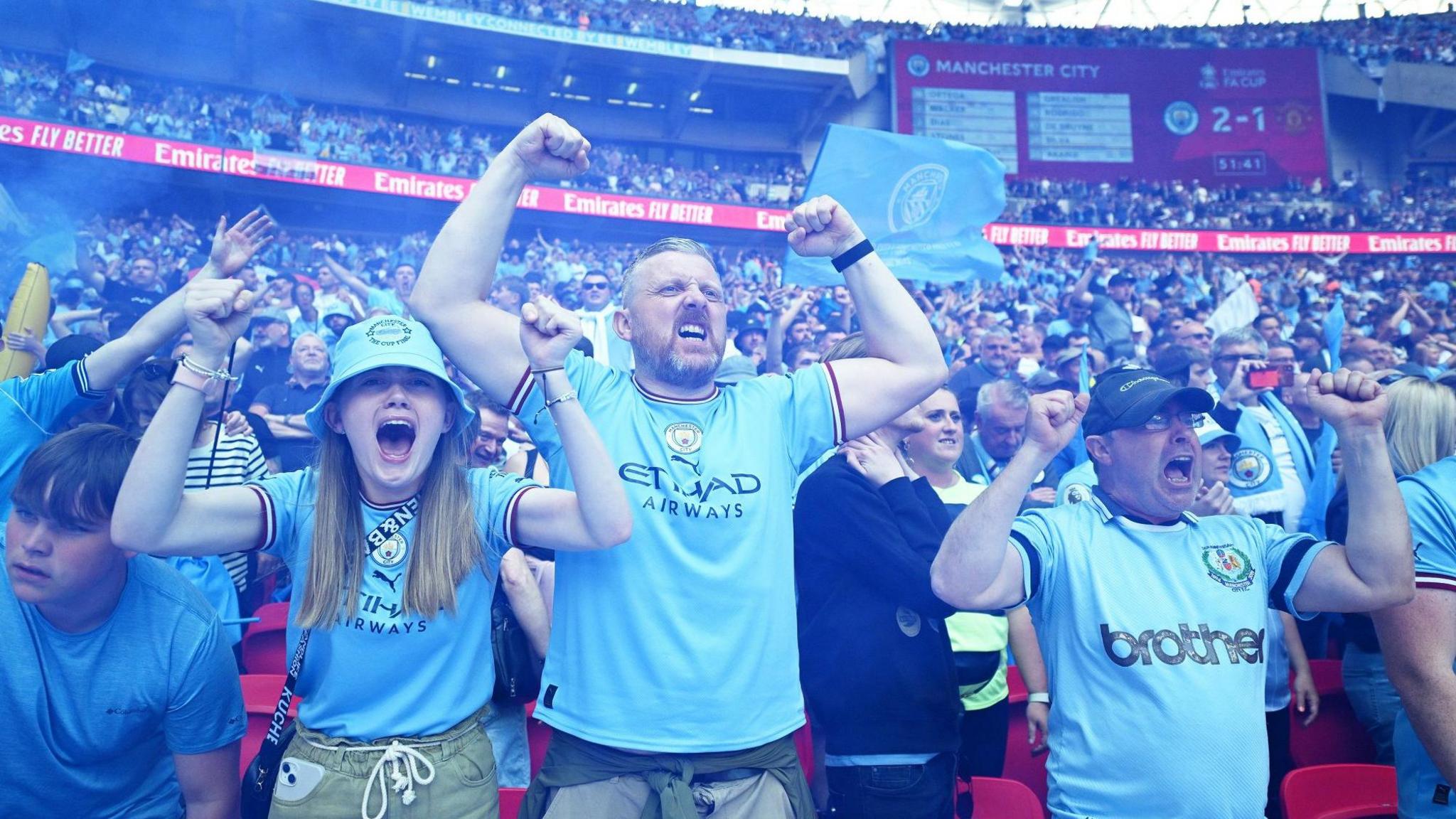 2048x1152 FA Cup: Man City boss Pep Guardiola on fans' Wembley struggle