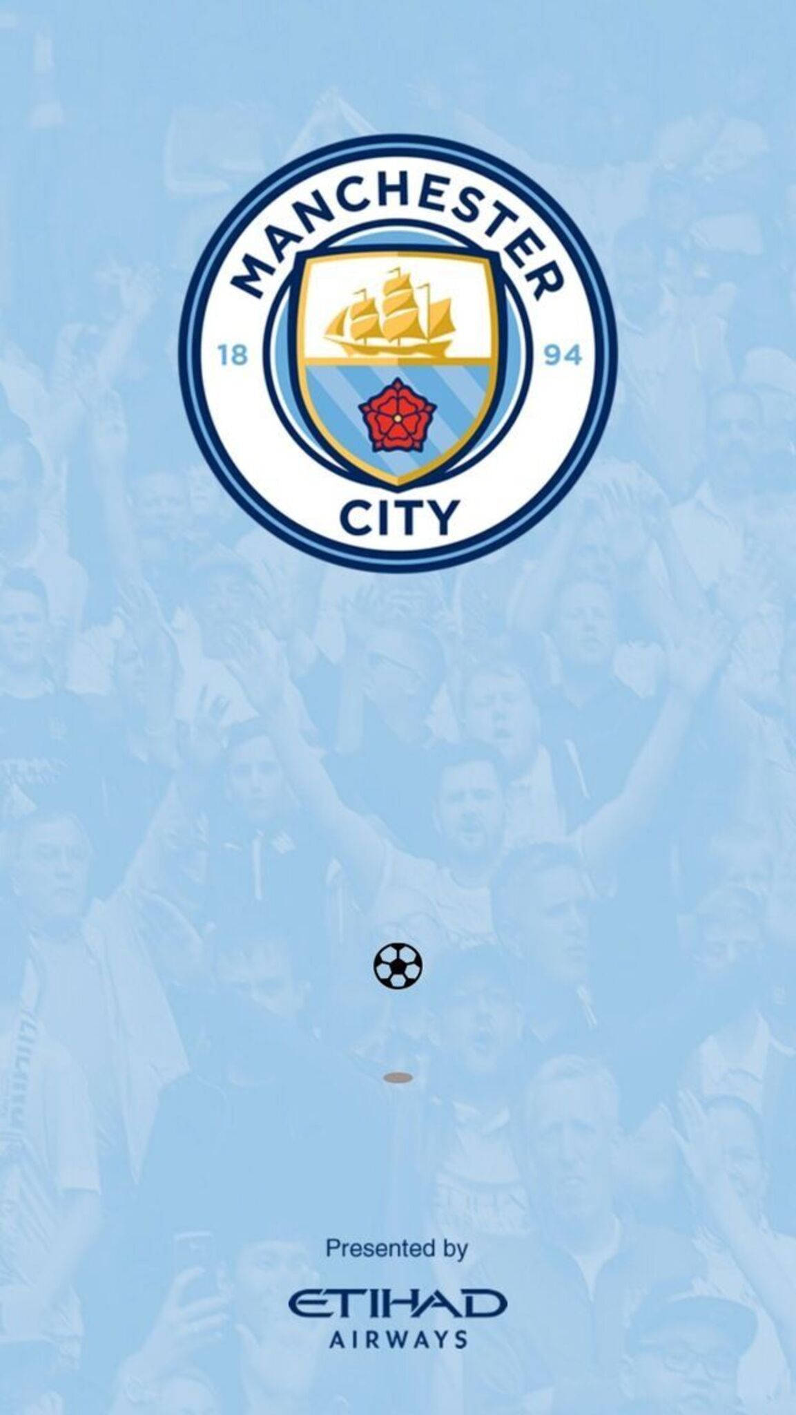 1153x2048 Download Show your city pride with Manchester City's iconic logo! Wallpaper