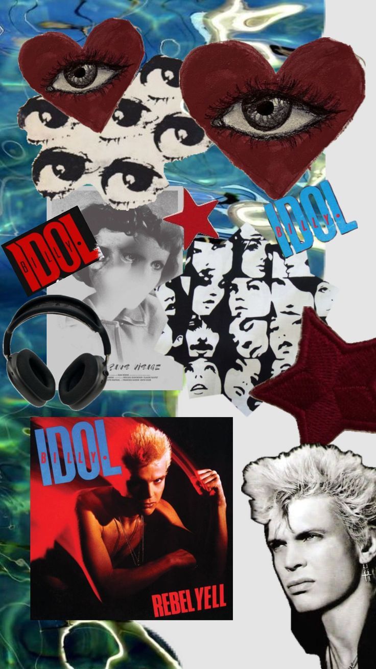 736x1308 Check out evaeuree's Shuffles Billy Idol, Eyes without a face #music. Face aesthetic, Billy idol