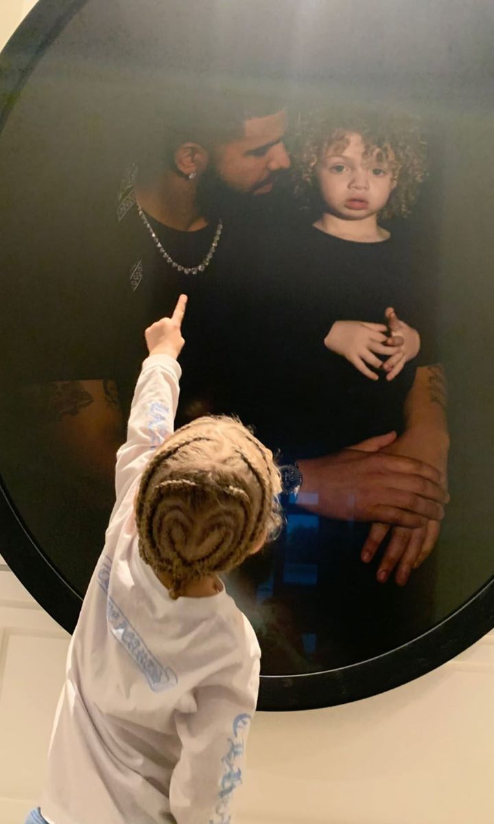 720x1200 Drake shares another rare photo of his son Adonis