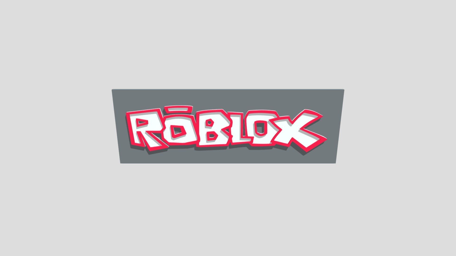 1920x1080 2006 2008 Roblox Logo Model By PussInBootsFan1998 [cc93323]