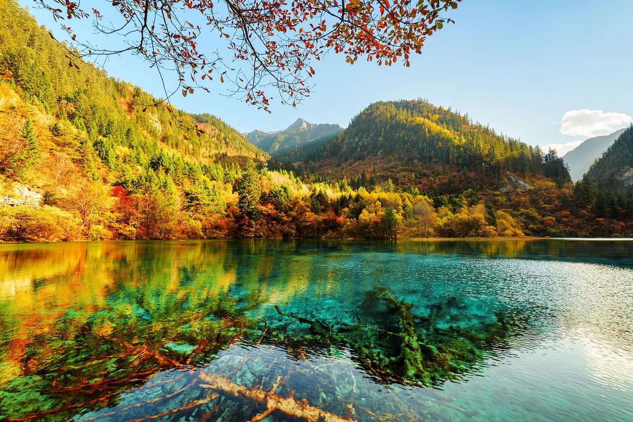 1280x854 Jiuzhai Valley National Park Lake