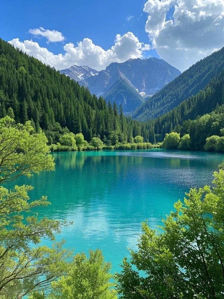768x1024 Jiuzhai Valley (Jiuzhaigou)