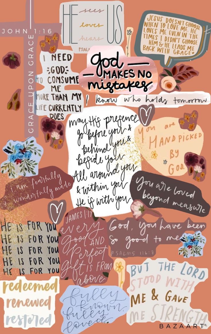 736x1164 Bible Verse Collage Wallpaper