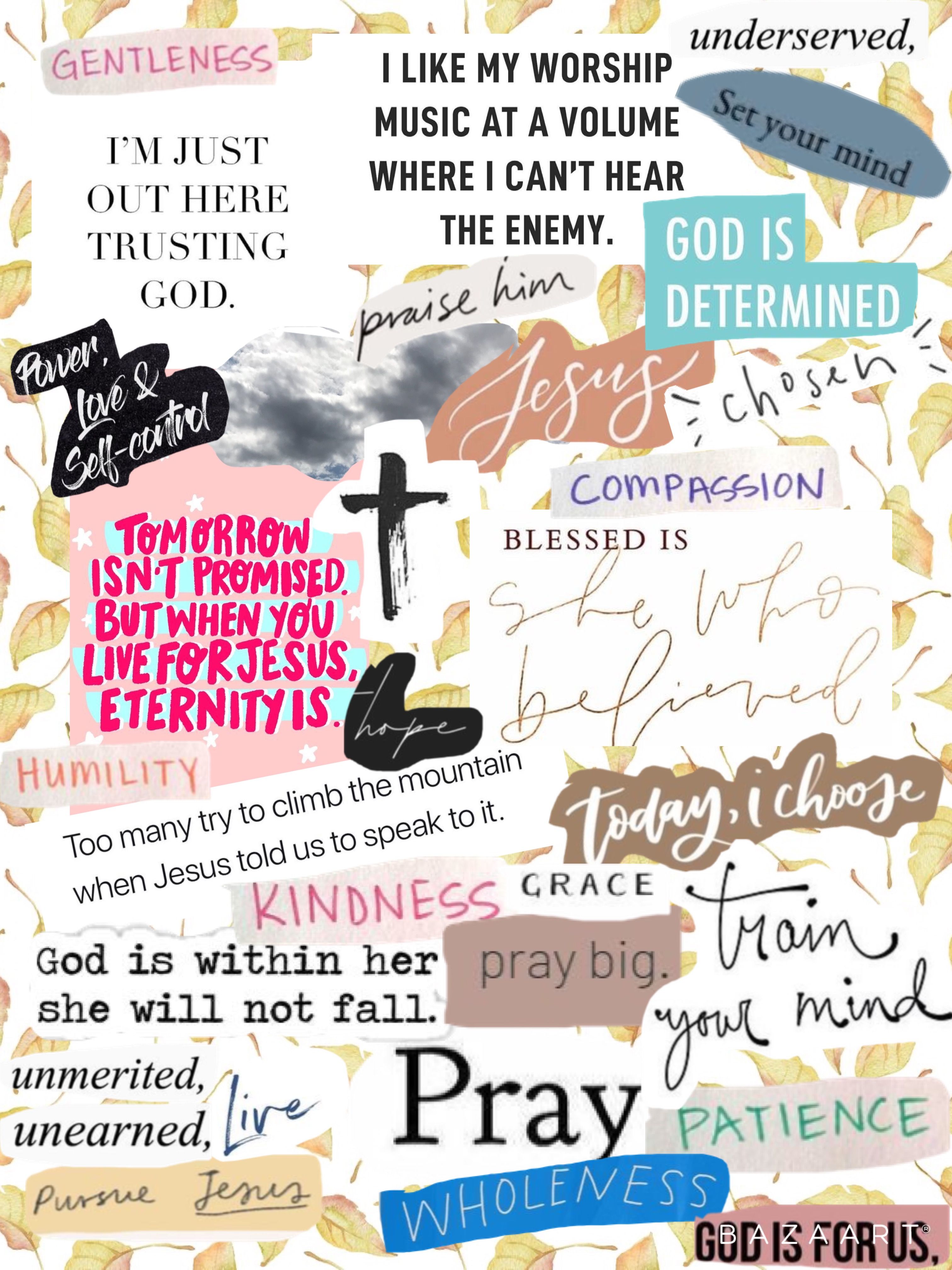 3024x4032 Bible Verse Collage Wallpaper