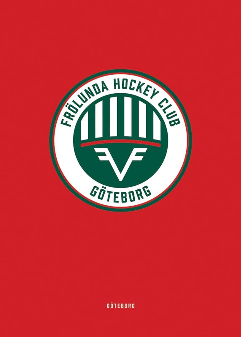 771x1080 Frölunda HC Logo Röd Poster. Frölunda HC