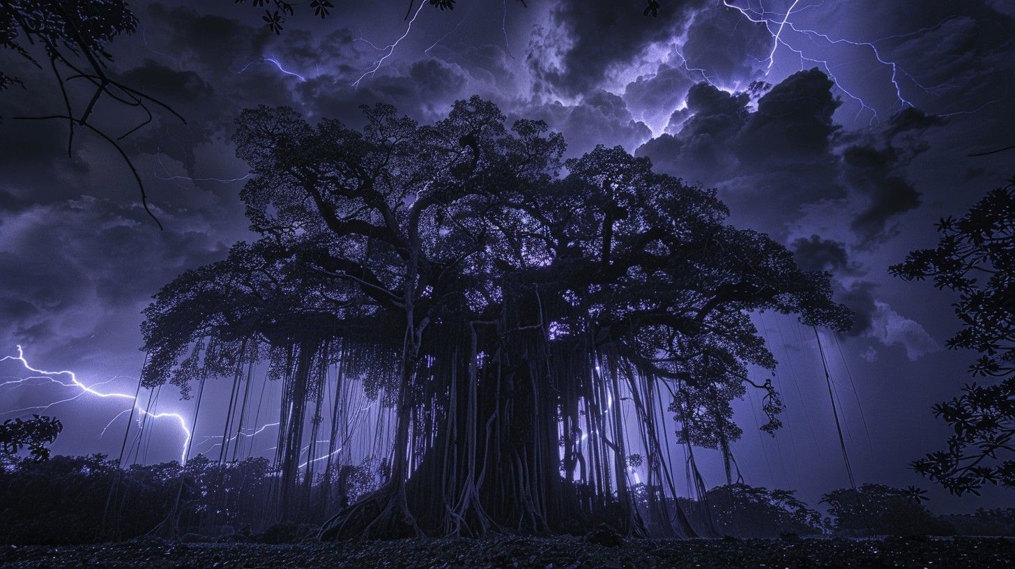 1456x816 Download Electric Nature Display Image, Tree, Nature