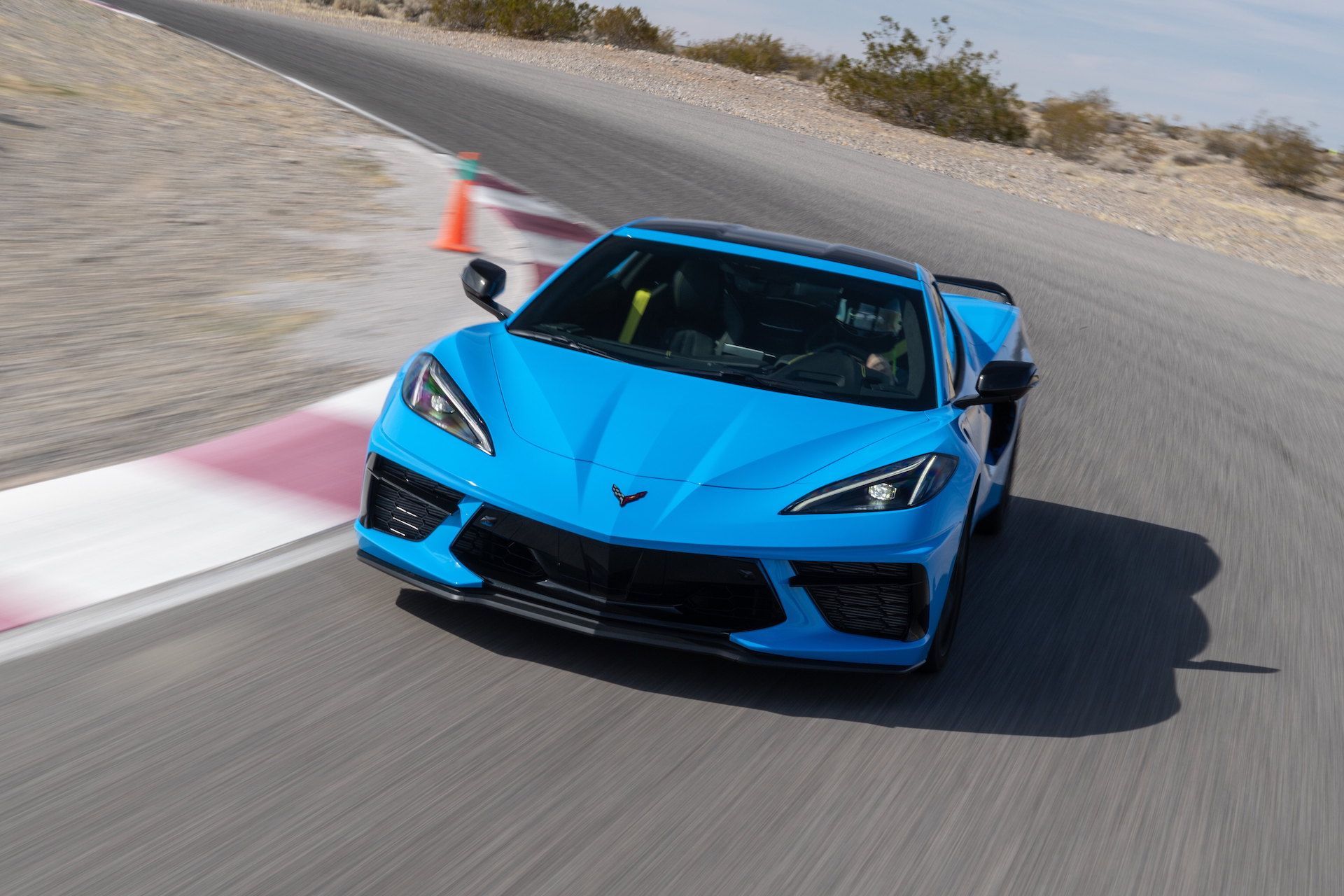 1920x1280 Blue Corvette Wallpaper