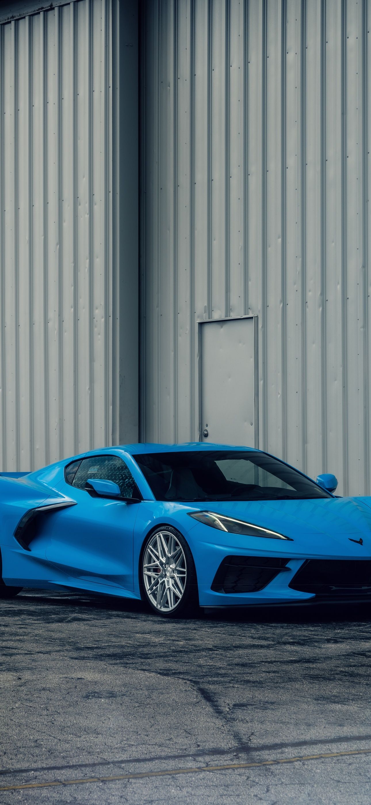 1290x2796 Chevrolet Corvette C8 Wallpaper 4K, Sports cars, 5K
