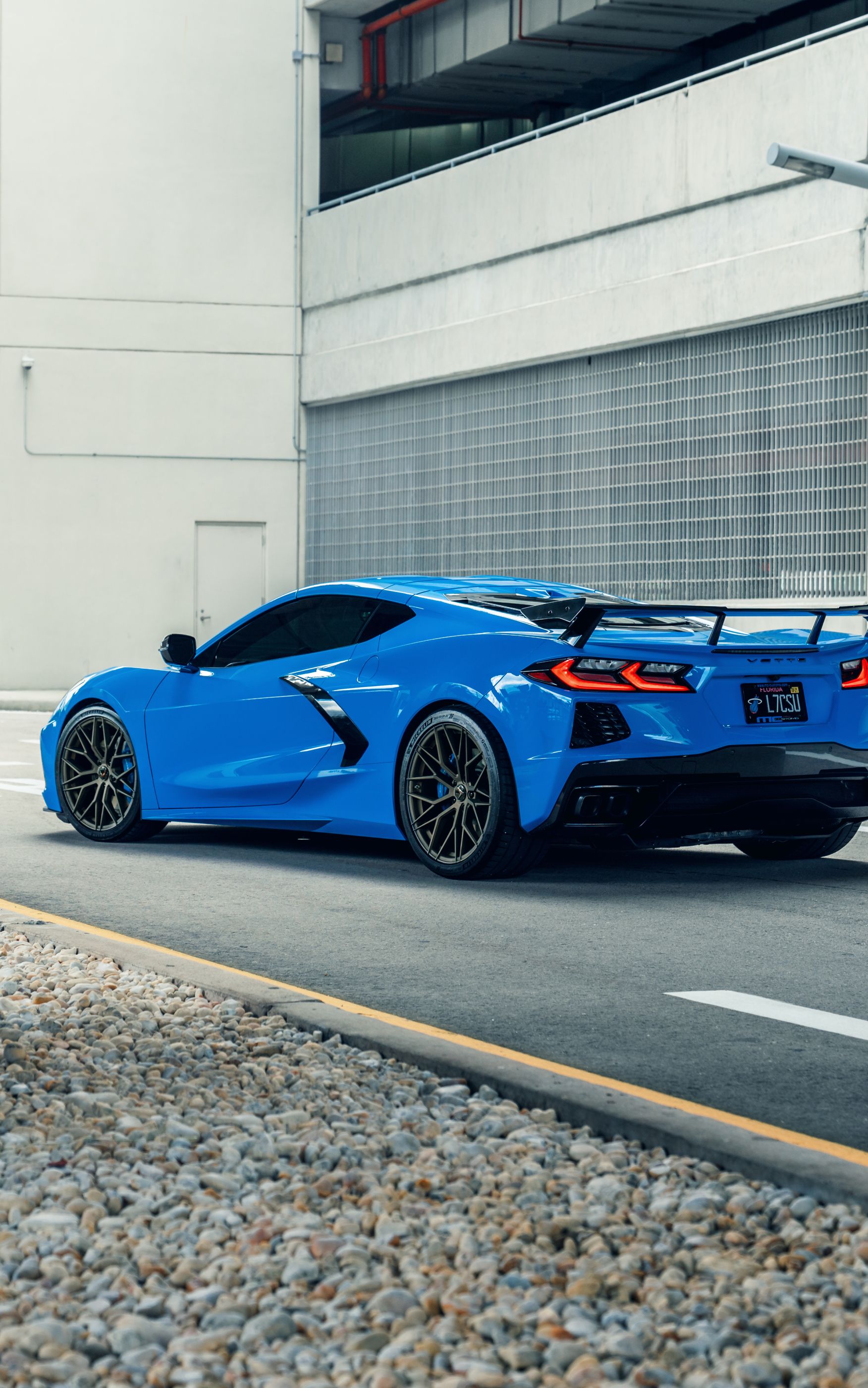 1752x2800 Corvette C8 Phone Wallpaper