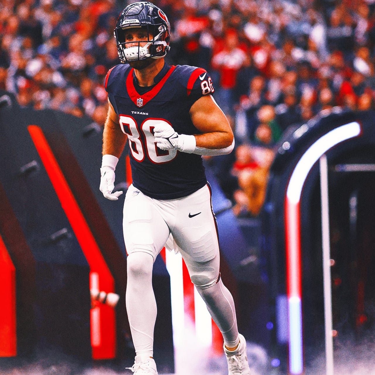 1280x1280 Texans' Dalton Schultz says playing for Cowboys was like being in a 'zoo'