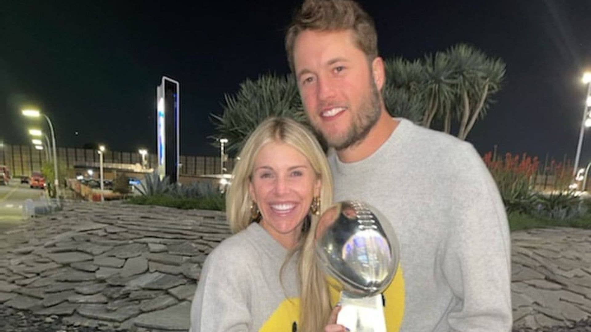 1920x1080 Matthew Stafford and wife Kelly break silence after Rams photographer's devastating health update
