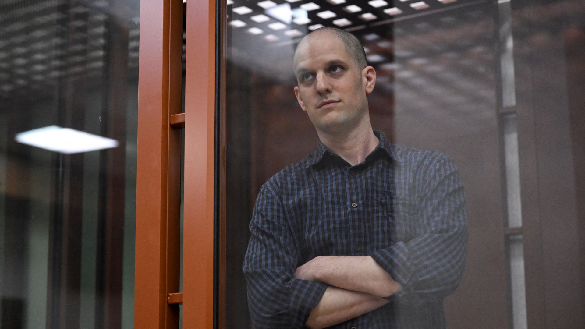 1920x1080 Evan Gershkovich trial: Wall Street Journal reporter goes on trial in Russia