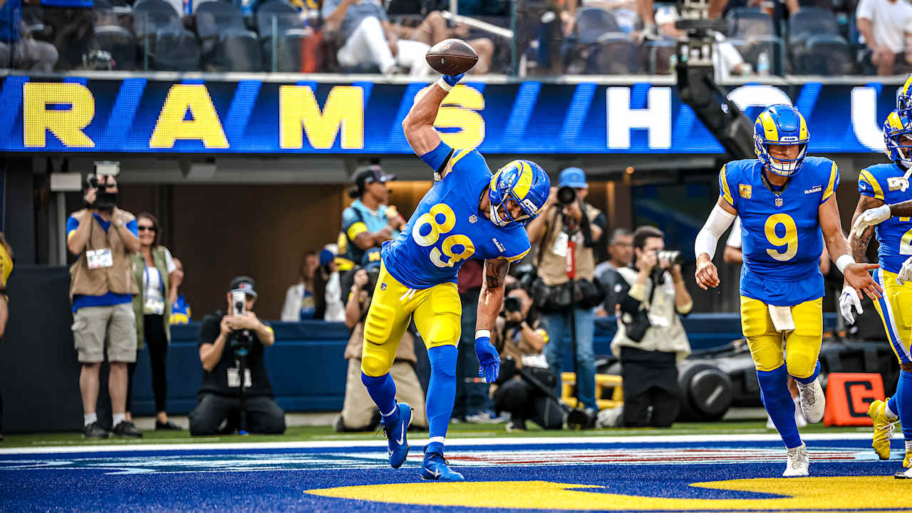 1280x720 Tyler Higbee touchdown Angeles Rams Highlights 9 vs. New Orleans Saints at SoFi Stadium