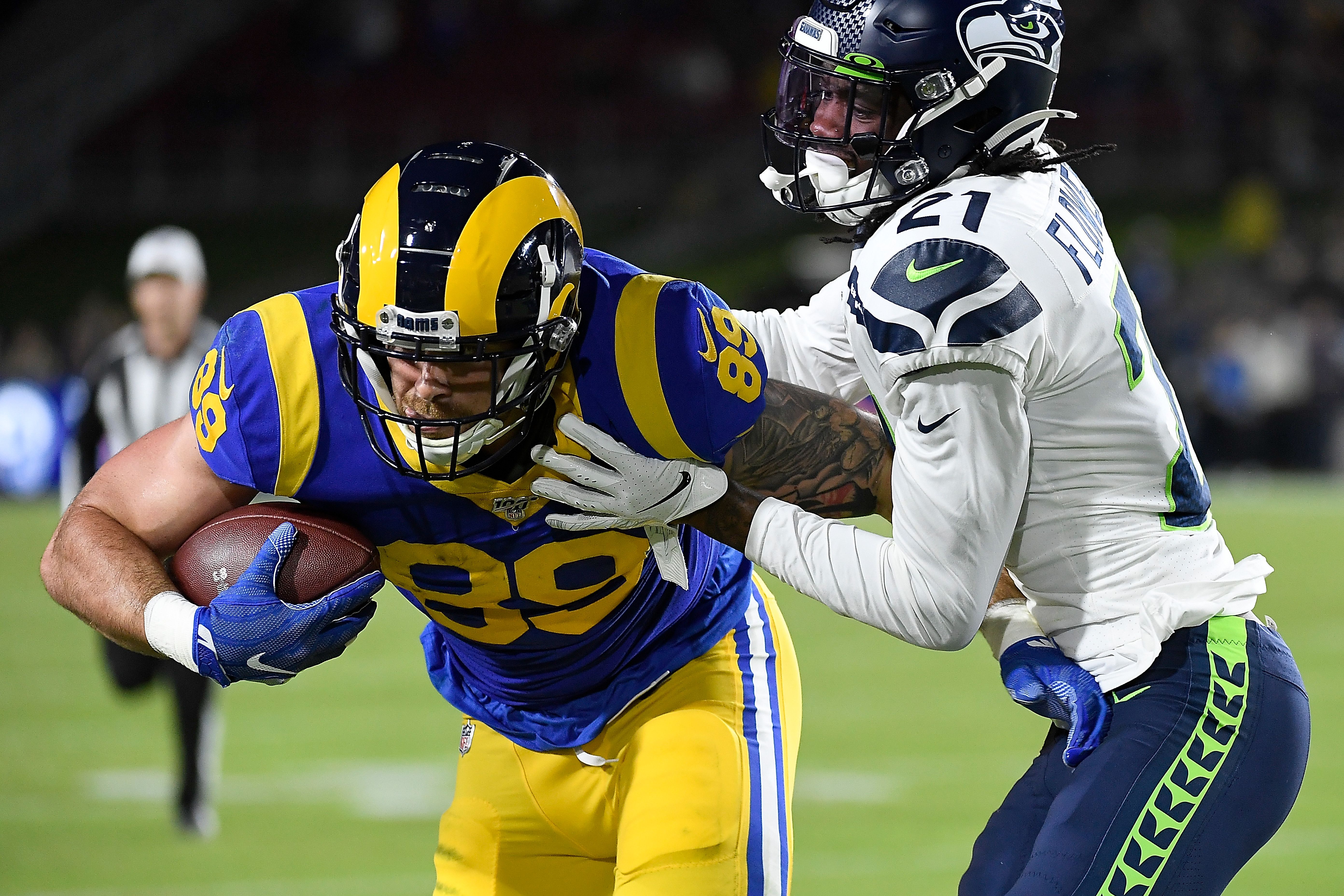 5568x3712 Rams offense thrives as tight end Tyler Higbee catches on in changing roles