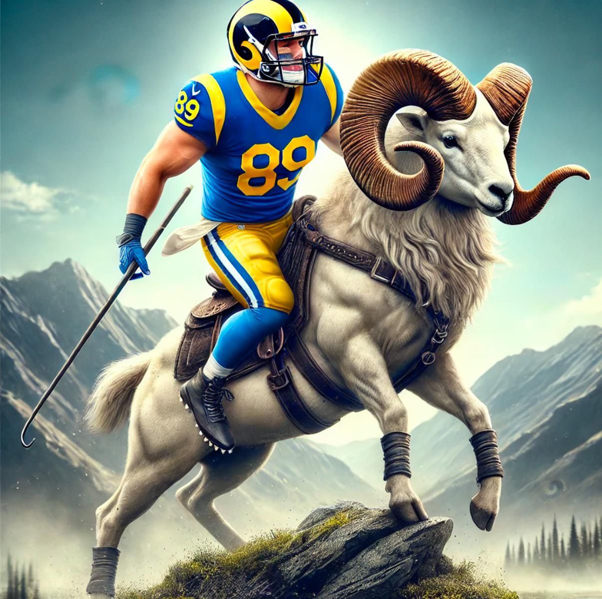 1206x1201 It took less than 20 snaps for Tyler Higbee to pass McBride's season TD total his first game back after having his knee blown up