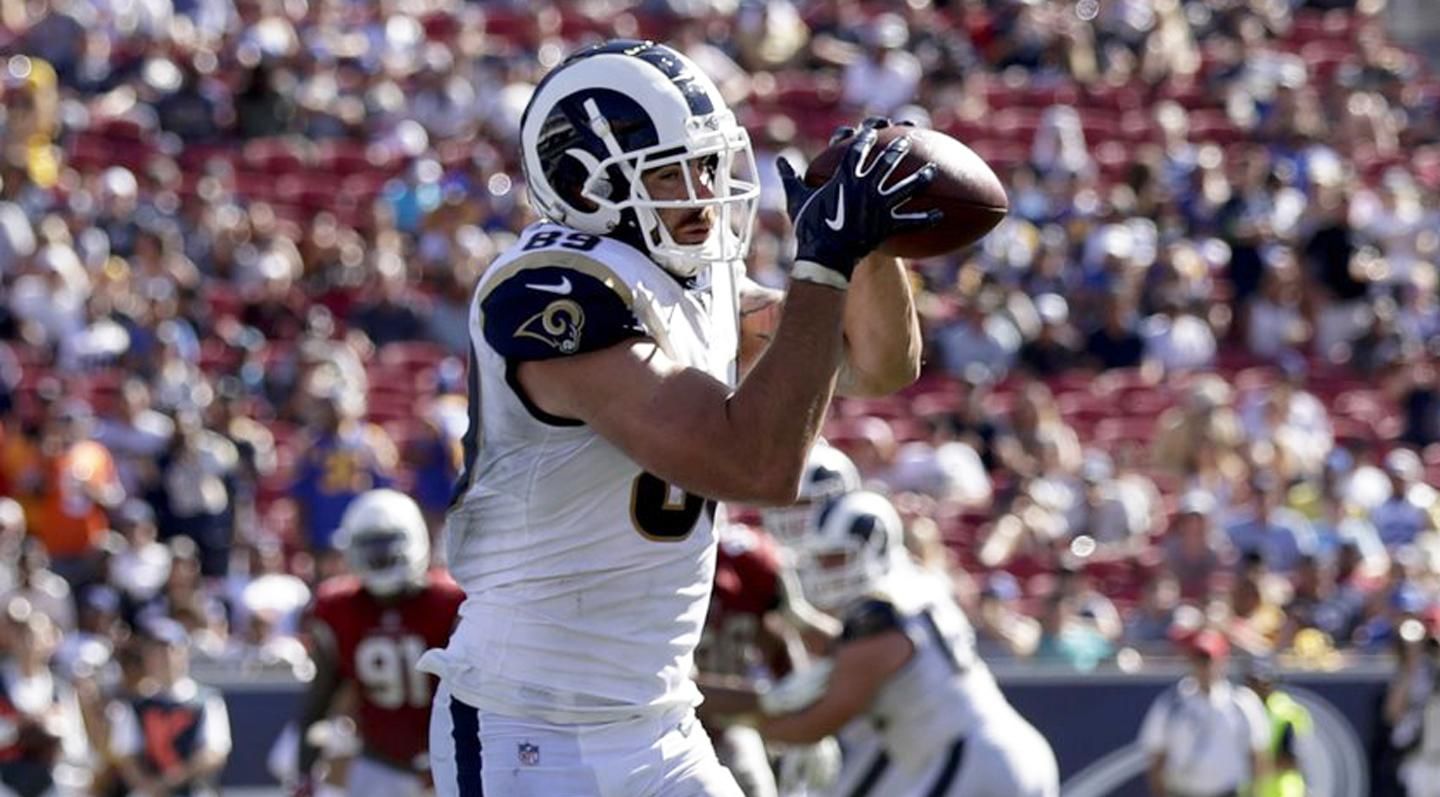1440x797 Higbee, Taylor Score Touchdowns in NFL Week 2 Action Kentucky University Athletics