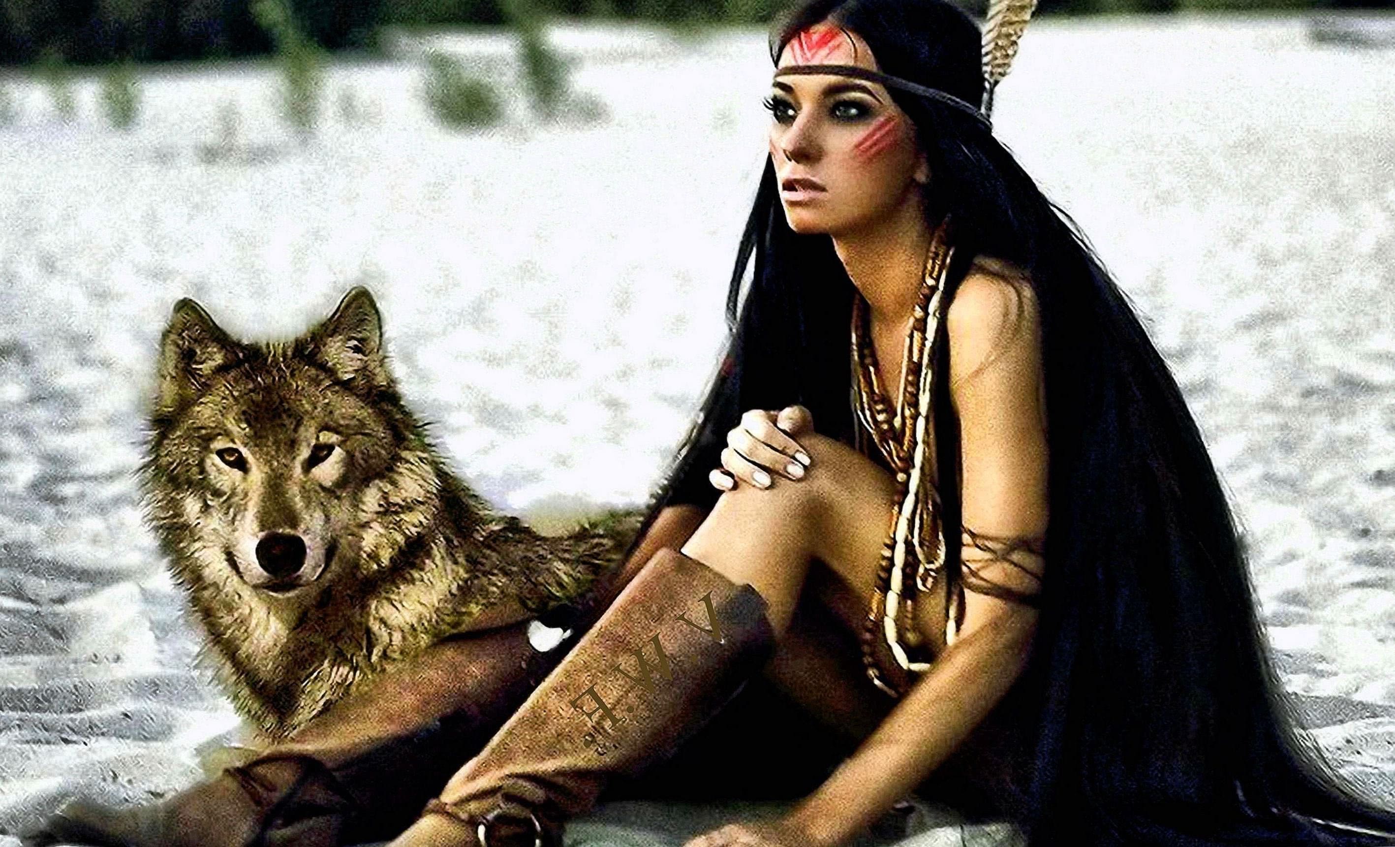2835x1721 Indian Wolf Girl Wallpaper Wallpaper.pro