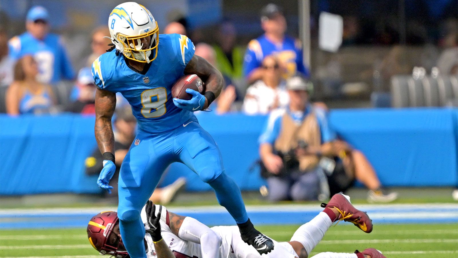 1600x900 Chargers rumors: Omarion Hampton injury return optimism on rise